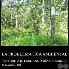 LA PROBLEMTICA AMBIENTAL - Ing. Agr. FERNANDO DAZ SHENKER - 05 de Agosto de 2015